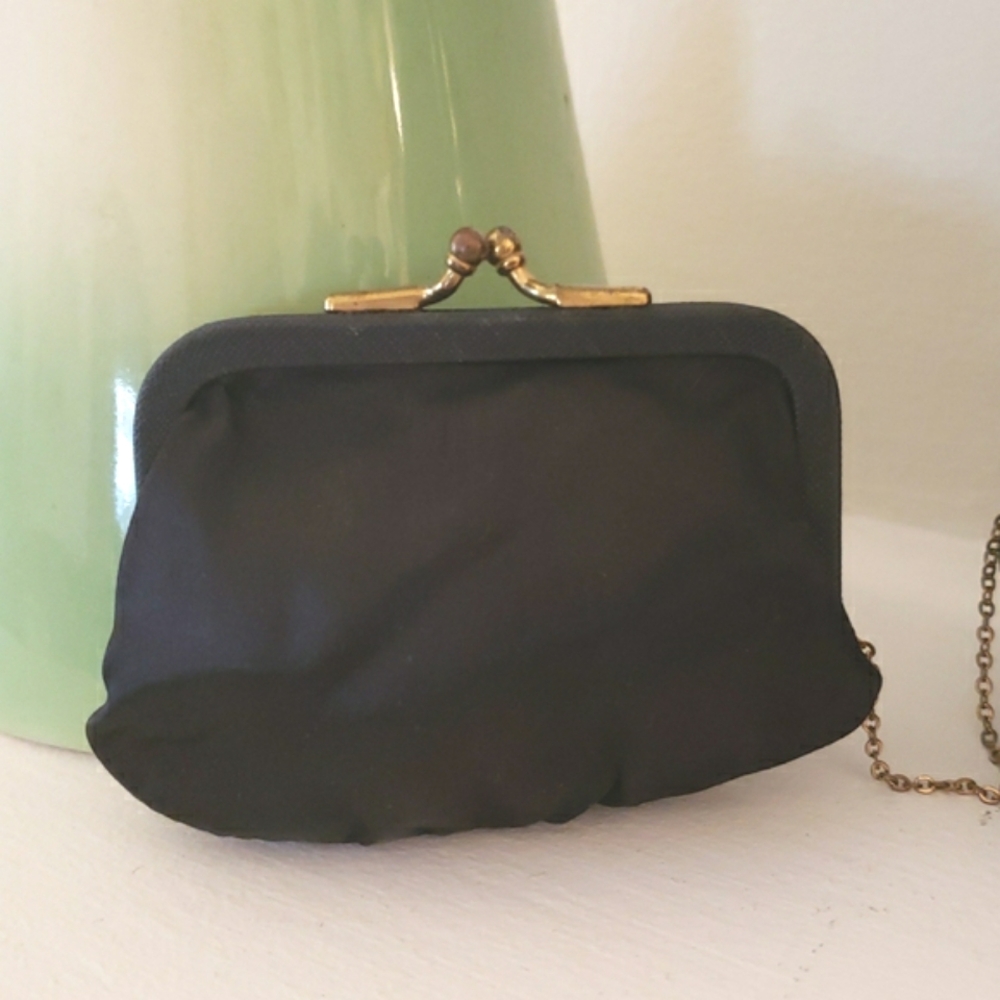 Vintage Lowy & Mund "After Five" 50's Cocktail Handbag & Coin Purse - Picture 9 of 16